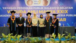 Hadiri Wisuda XXIX ASMI Publik, Aliyah : Makassar Menaruh Harapan Besar kepada Kalian