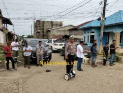 Masyarakat “Serbu” Kampung Haji Rendi di Lamurukung Bone, Kasat Lantas dan Personel Kawal Humanis