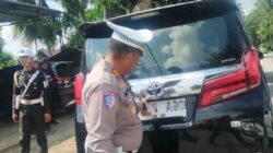 Waduh, Mobil Mewah Toyota Alphard Terjaring Operasi Patuh 2025 di Bone