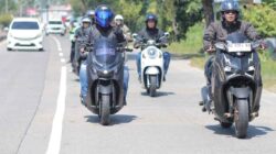 Akhir Pekan Seru, Personel Brimob Polda Sulsel Touring Makassar – Pangkep