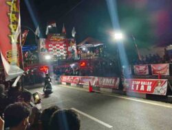 Warga Tumpah Ruah Nikmati Balap Malam Ala Kapolres Cup Bhayangkara Drag Night di Bone