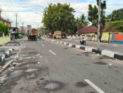 Balapan Usai, Sampah Berserakan di Lokasi Kapolres Cup Bhayangkara Drag Night