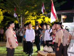 Gubernur Andi Sudirman Semangati Ribuan Pramuka di Malam Puncak Kemah Pendidikan Karakter