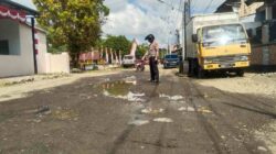 Satlantas Polres Bone Survei Jalan Rusak dan Berlubang, Ada Apa?