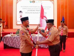 Pesan Gubernur Andi Sudirman Lepas 460 Pramuka Kontingen Sulsel ke World Muslim Scout Jamboree 2025