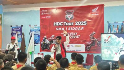 Jelang Honda Dream Cup 2025, HDC Tour di SMAN 1 Sidrap Jadi Rangkaian Edukasi Otomotif
