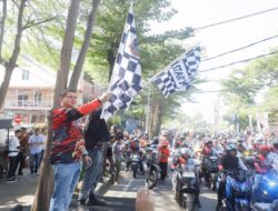Ratusan Moge Jajaki Aspal Kota Daeng