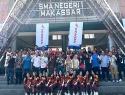 Honda DBL Road Show di Smansa, Asmo Sulsel Edukasi Pelajar Cara Aman Berkendara di Jalan