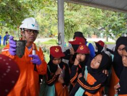 Murid SD Belajar Kelola Lingkungan di Lokasi Bekas Tambang PT Vale