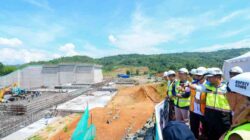 Gubernur Sulsel Andi Sudirman Tinjau Progres Pembangunan Bendungan Jenelata di Gowa