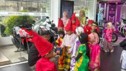 Siswa TK Islam Al-Azhar 34 Makassar Rayakan HUT Kota Makassar ke-418 di Asmo Sulsel