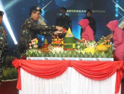 Dansat Brimob Polda Sulsel Libatkan 1000 Anak Yatim Piatu Ramaikan HUT Ke 80 Korps Brimob Polri