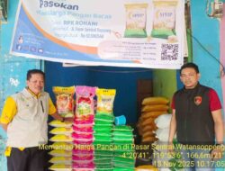 Polres Soppeng Warning Pedagang Jual Beras di Atas HET: Penarikan Izin Usaha hingga Sanksi Pidana