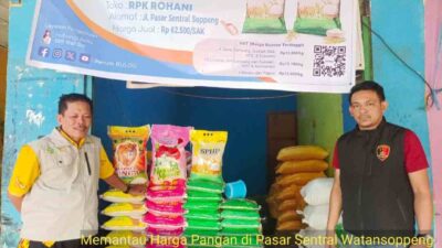Polres Soppeng Warning Pedagang Jual Beras di Atas HET: Penarikan Izin Usaha hingga Sanksi Pidana