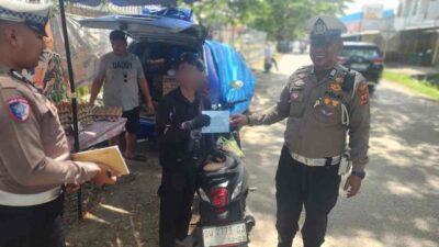 Temuan Hari Pertama Operasi Zebra, Satlantas Polres Bone Tilang Pelanggar Lalu Lintas