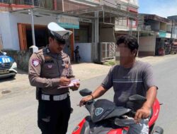 Hari Kedua Operasi Zebra 2025, Satlantas Polres Bone Pakai Hunting System