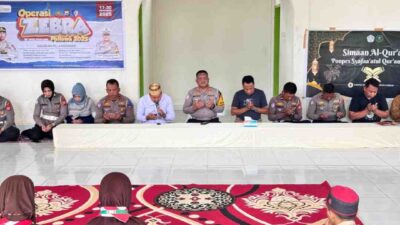 Polantas Bone Doa Bersama di Pesantren: Berbagi dan Sosialisasi Operasi Zebra
