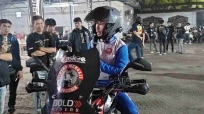 Asmo Sulsel Edukasi Safety Riding Komunitas Bold Riders Makassar