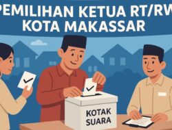 Catat Tanggalnya, Pemkot Makassar Umumkan Pemilihan Serentak Ketua RT-RW 2025