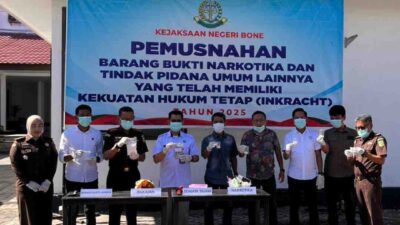 Kajari Bone Musnahkan Barang Bukti, Mulyadi Dorong Hadirnya Tempat Rehabilitasi Pecandu
