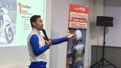 Asmo Sulsel Edukasi Safety Riding Siswa dan Siswi SMKN 5 Pangkep