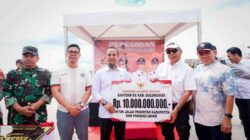 Gubernur Sulsel Andi Sudirman Resmikan Kolam Labu Bentenge, Bantu Bulukumba Rp10 Miliar Rehabilitasi Jalan