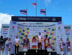 Pebalap AHM Arbi Aditama dan Astra Honda Juara Asia ARRC AP250