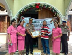 Makna Natal 2025, Wakapolres Bone Tebar Pesan Kasih Kepedulian Polri