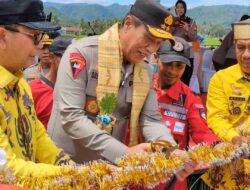 Brimob Polda Sulsel Rampungkan Pembangunan Jembatan Gantung di Soppeng, Bantu Tiga Desa Terisolir