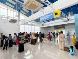 Sehari, Lonjakan Penumpang di Bandara Arung Palakka Bone Ratusan Orang