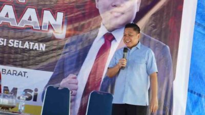 Anggota DPRD Sulsel Yasir Machmud Pengawasan APBD 2026 di Bone, Juga Serahkan Bantuan