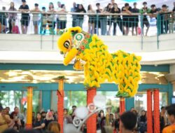 Tarian Meliuk Dari Tonggak hingga Parade, Barongsai Serukan Perayaan Imlek di Mal Ratu Indah dan NIPAH PARK