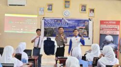 Asmo Sulsel Kolaborasi Polres Parepare Edukasi Cara Berkendara Aman di SMAN 5 Parepare