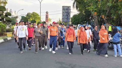 Pesan Wabup Andi Akmal di Jalan Santai Dies Natalis II Uncapi Bone
