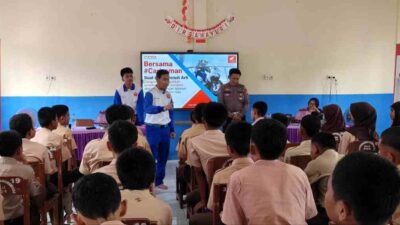 Asmo Sulsel Kolaborasi Polres Gowa Edukasi Pelajar SMPN 5 Gowa