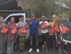 Haji Muslimin Bagikan 500 Paket Cinta Bahagiakan Masyarakat Jelang Lebaran