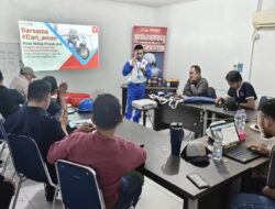 Asmo Sulsel Bekali Karyawan PT Kubota Makassar Edukasi Pentingnya Safety Riding Lewat Sesi Teori dan Praktik