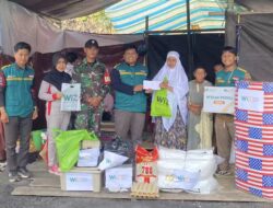 Perjuangan WIZ Tembus Medan Sulit Salurkan Bantuan untuk Korban Kebakaran di Walimpong Bone