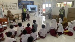 Police Goes to School, Satlantas Polres Bone Edukasi Pelajar SD Tertib Berlalu Lintas Sejak Dini