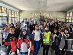 Asmo Sulsel Edukasi Pentingnya Fokus dan Perlengkapan Berkendara di SMAN 8 Gowa