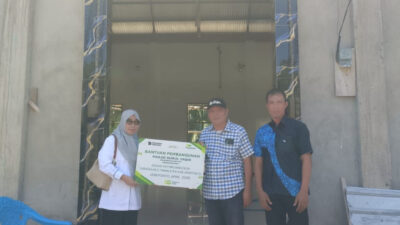 Pegadaian Peduli : Dukung Pembangunan Masjid Nurul Yaqin di Jeneponto