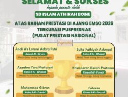 Murid SD Islam Athirah Bone Andi We Latenri Adara Putri Raih Emas di Tingkat Nasional