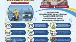 Musim Hujan Picu Jalan Licin, Kasat Lantas Polres Bone Ingatkan Pengendara Jangan Ngebut