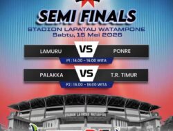 Menang atau Pulang! Empat Tim Siap Bertarung Sengit Rebut Tiket Final Bone Beramal Cup 2026