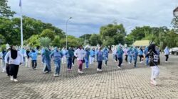 Jaga Kebugaran dan Kekompakan, Hj. Maryam Andi Asman Rutin Gelar Senam Bersama TP PKK Bone