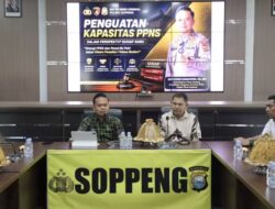 Kasat Reskrim Polres Soppeng Perkuat Kapasitas PPNS, Kapolres Tekankan Penegakan Hukum Profesional dan Humanis