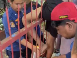 Dramatis, Aksi Sigap Damkar Bone Selamatkan Murid SD yang Tertusuk Pagar Sekolah