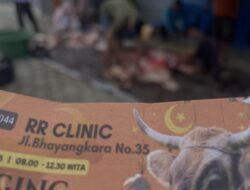 RR Clinic Bone Tebar Kepedulian di Hari Raya Iduladha, Enam Tahun Konsisten Berbagi Daging Kurban
