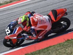 Debut Sensasional! Pebalap AHM Ramadhipa Kibarkan Merah Putih di Moto3 Junior World Championship 2026