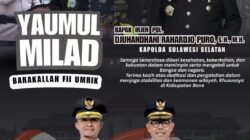 BupAAS Ucapkan Selamat Ulang Tahun untuk Kapolda Sulsel, Apresiasi Dedikasi Jaga Keamanan Daerah